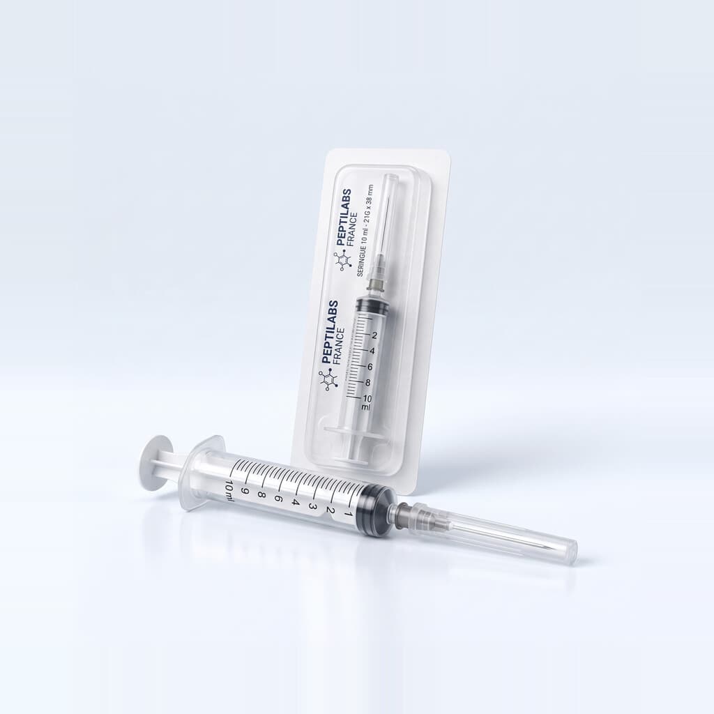 Seringue 10ml avec aiguille 21G (lot de 5)
